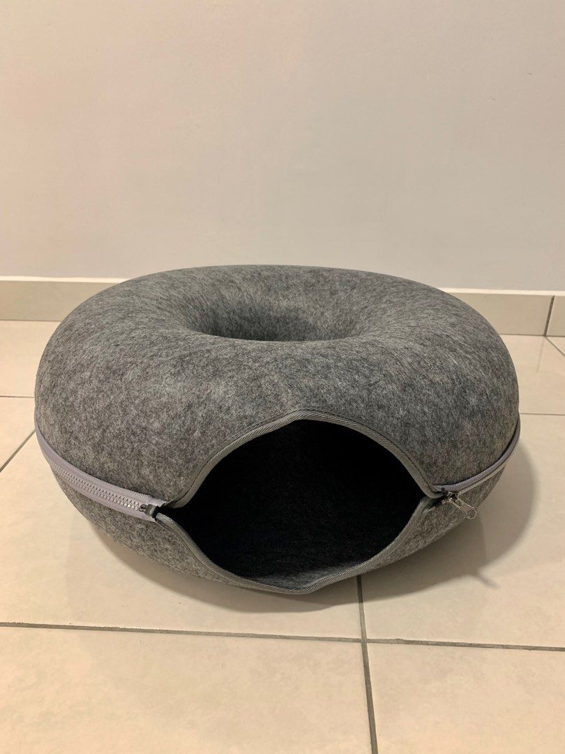 Cat Tunnel House Donut, Pet Supplies, Homes & Other Pet Accessories on