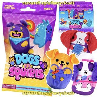 Cats vs pickles mystery bag pack 🐶 Dogs vs squirls 🐿  squirrels soft toy puppy cvp plush cute plushie squishy not a squishmallow popular tiktok gifts for girls boys kids children 💥100% AUTHENTIC