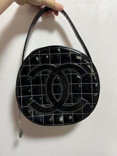 Chanel Patent Quilted Circle Bag