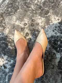 Charles and Keith Nude Flats / Slip Ons / Loafers size 36