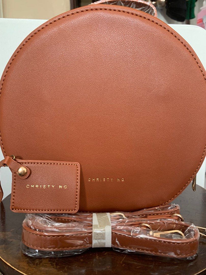Christy ng top round bag