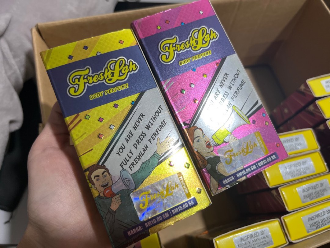 CLEARSTOCK FRESHLAH Body Perfume 5ml Baru New CLEAR STOCK