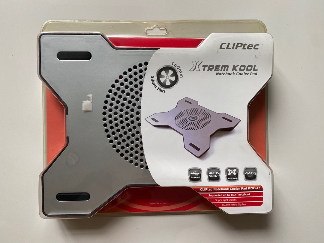 CLiPtec XTREM KOOL Notebook Cooler Pad RZK547, Computers & Tech ...