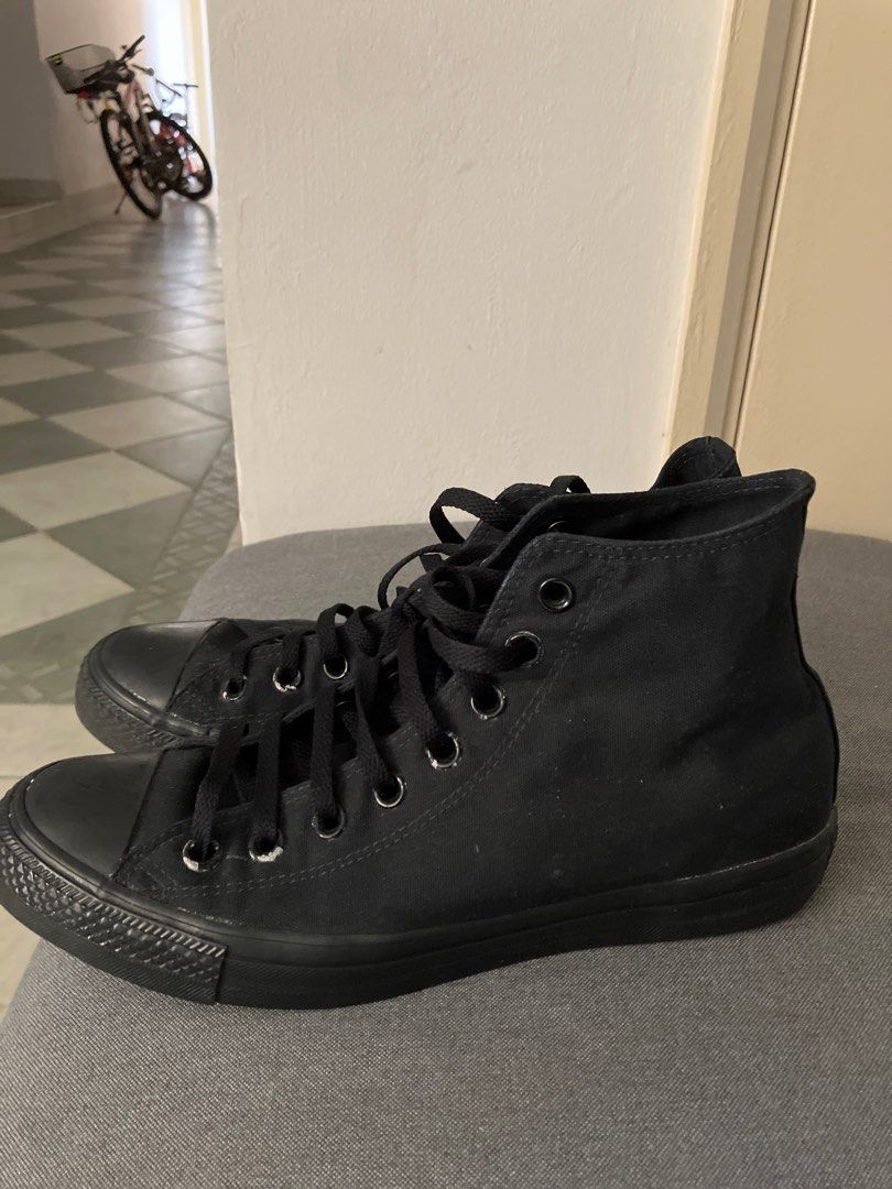 All black converse size 5 sale