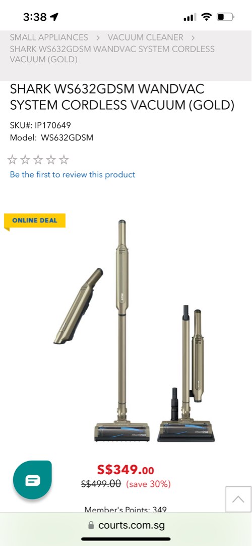 Handheld Vacuum 17kpa Strongest Suction 200W BLDC Car, 52 OFF