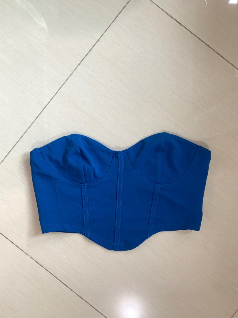 Corset tube top, Women's Fashion, Tops, Sleeveless on Carousell