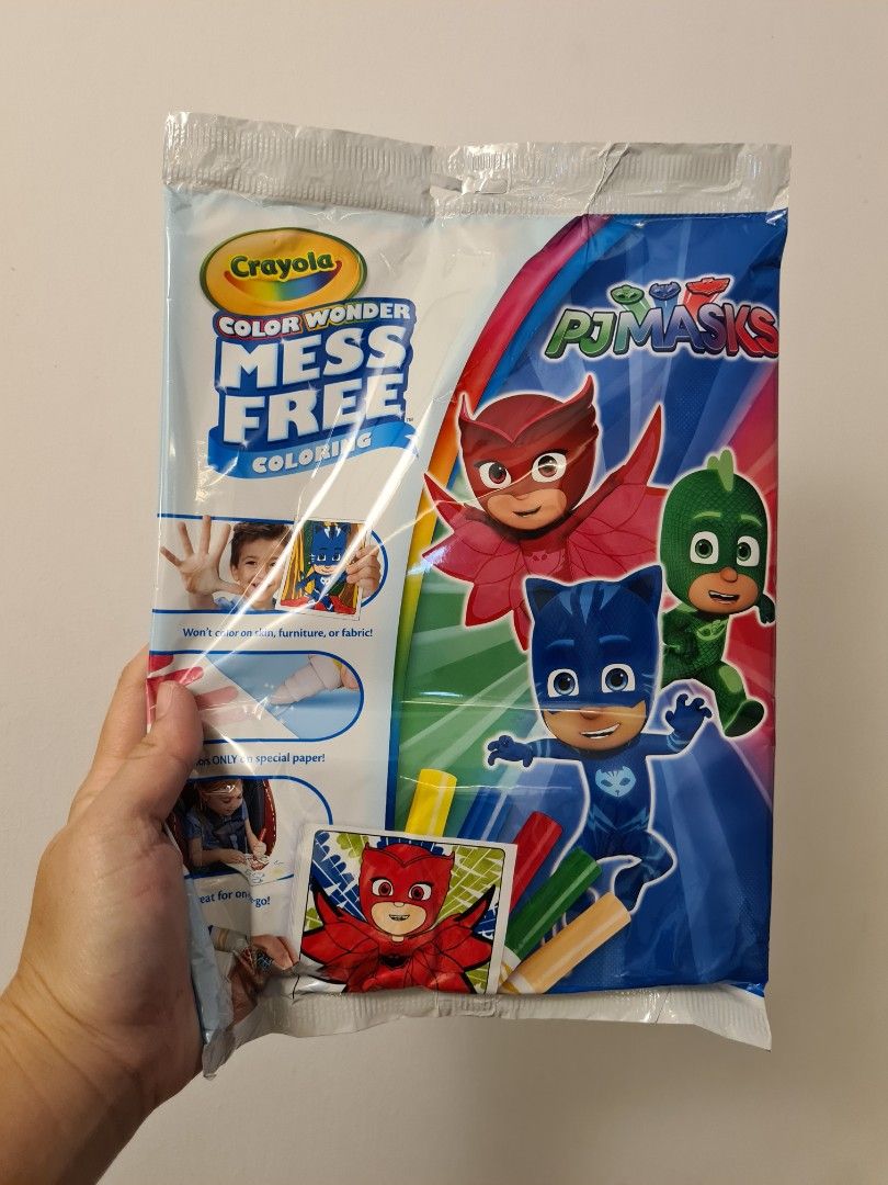 Crayola PJ mask colouring, Hobbies & Toys, Toys & Games on Carousell