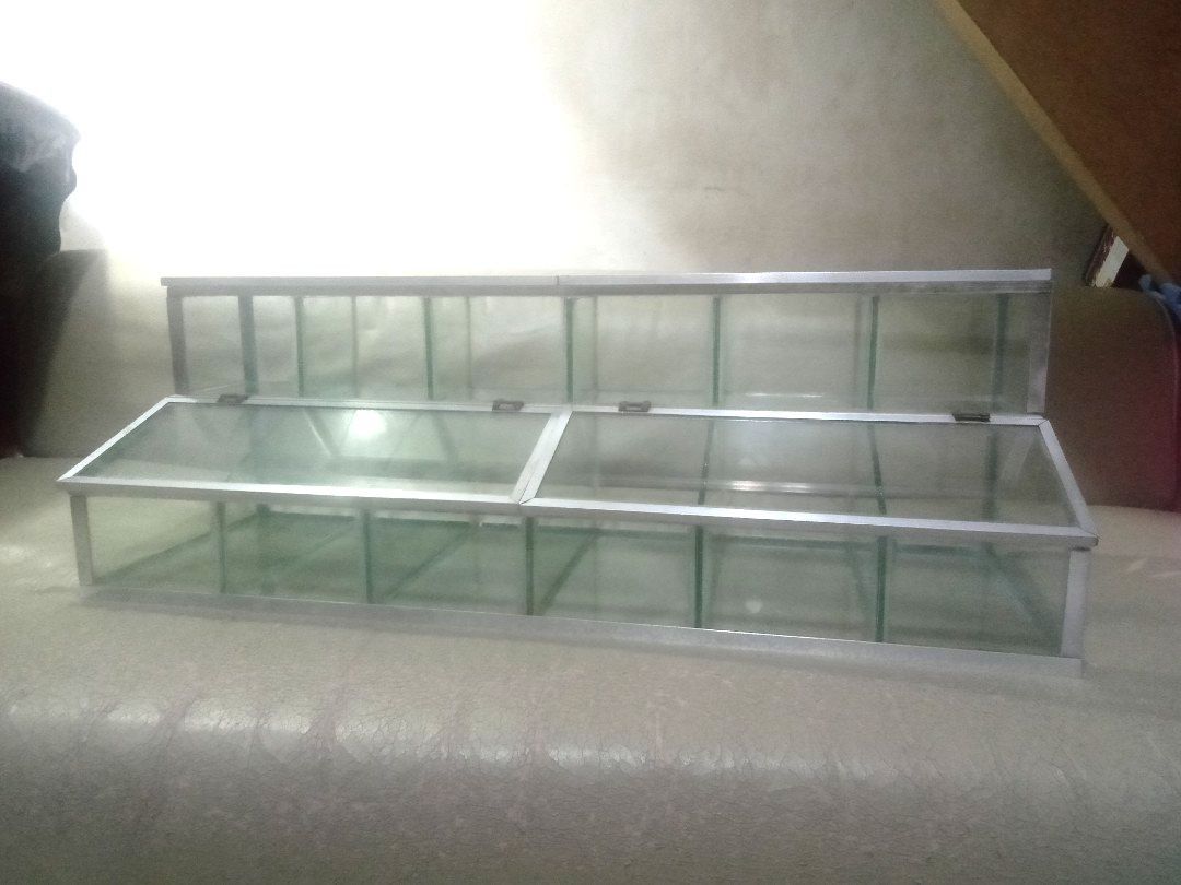 ❤️Customized glass containers (Category: Shelves, Cabinets & Racks) located in Manila. Submitted by TaurusX (Listing ID 1193726444, Image 2). Description: no cracks used in sari sari store negotiable glass/aluminum.