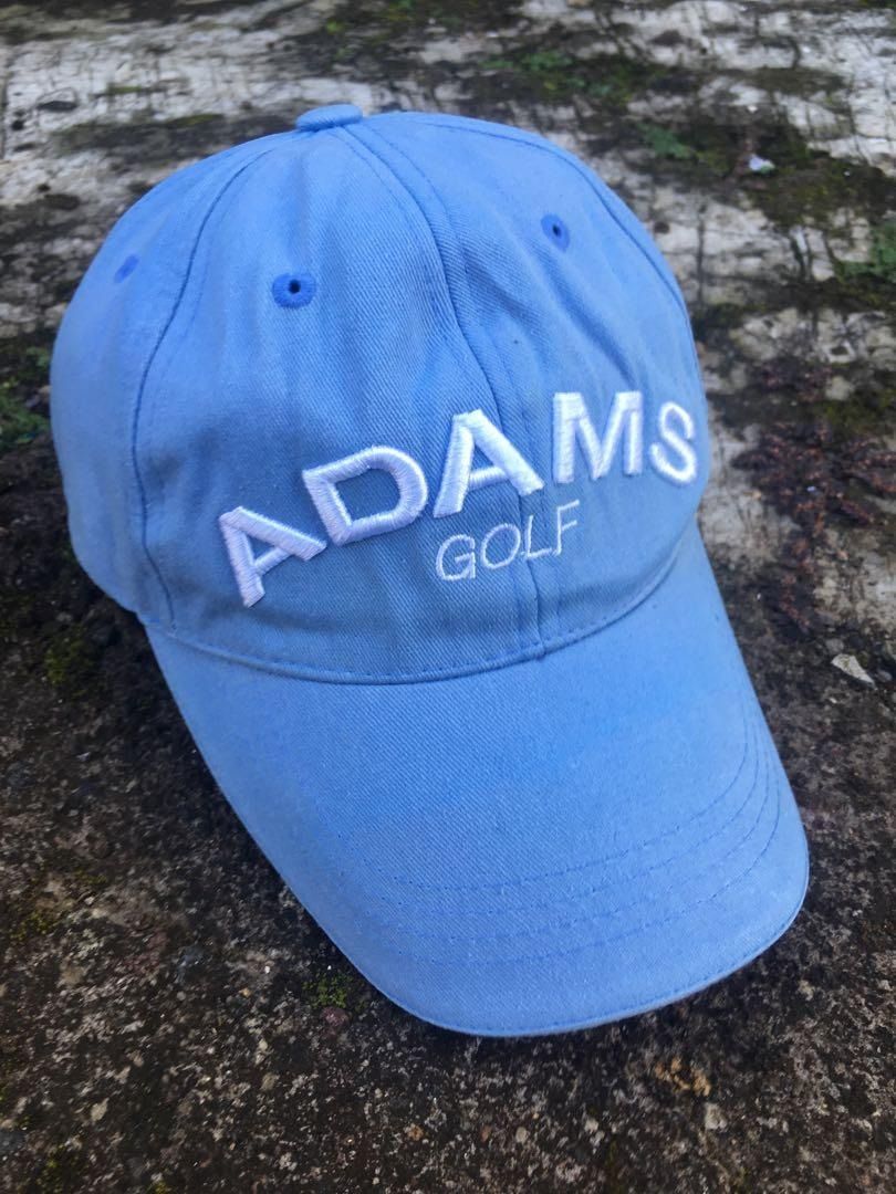 Adams Golf Hat Mens Black Strapback Adjustable Dad Cap Super S Irons New  Era RAD