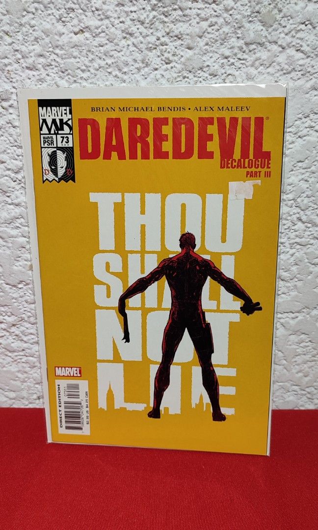 Daredevil #73 Decalogue Part 3 (2005) Marvel Comics (Category: Comics & Manga) located in Paranaque City. Submitted by kasumechan (Listing ID 1194866408, Image 1). Description: MOP 💸: GCash or BDO MOD 🛵: Lalamove or GogoExpress.