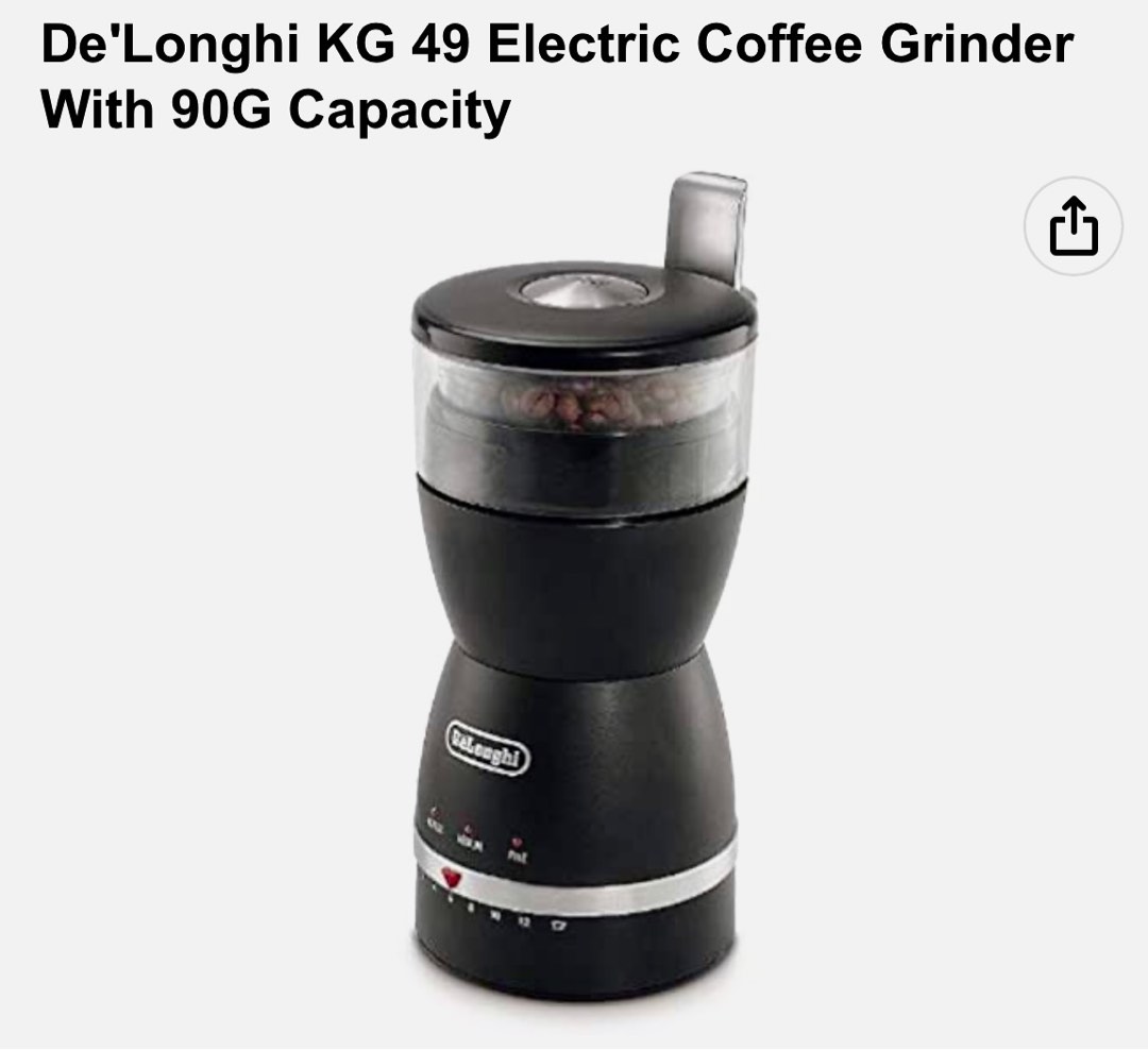 delonghi coffee grinder, Furniture & Home Living, Kitchenware
