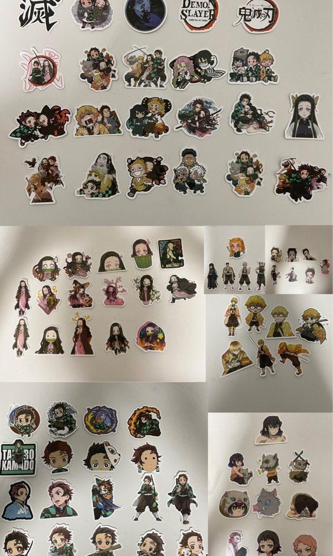 Demon Slayer Stickers, Hobbies &amp; Toys, Stationery &amp; Craft, Other ...