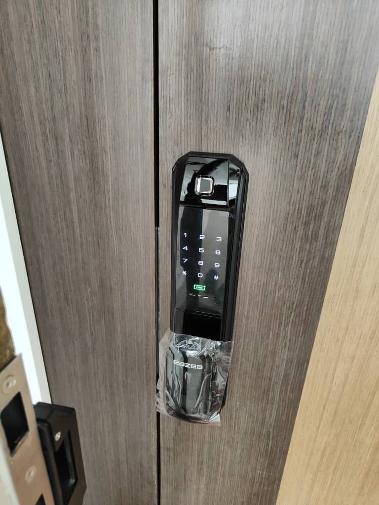 Eazea Touch Push Pull Digital Door Lock + Eazea Duo-G Digital Gate Lock