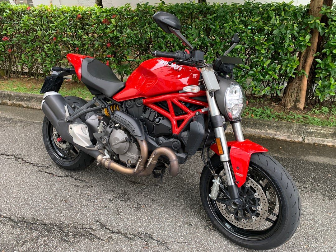 Ducati Monster 821 Red Color With 4Years Warranty By Wearnes Local