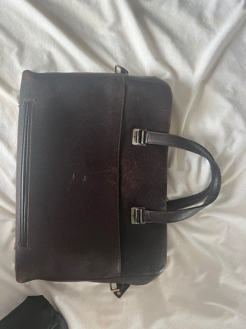 Dunhill leather briefcase hotsell