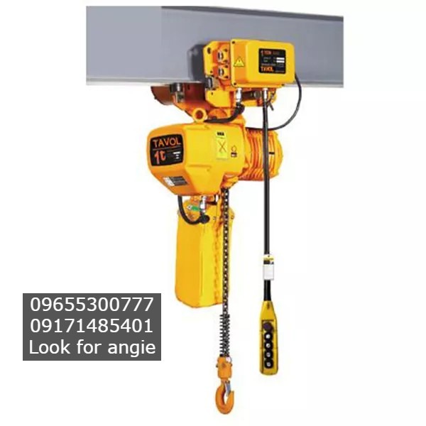 Electric Hoist w/ Trolley Double Chain, Commercial & Industrial