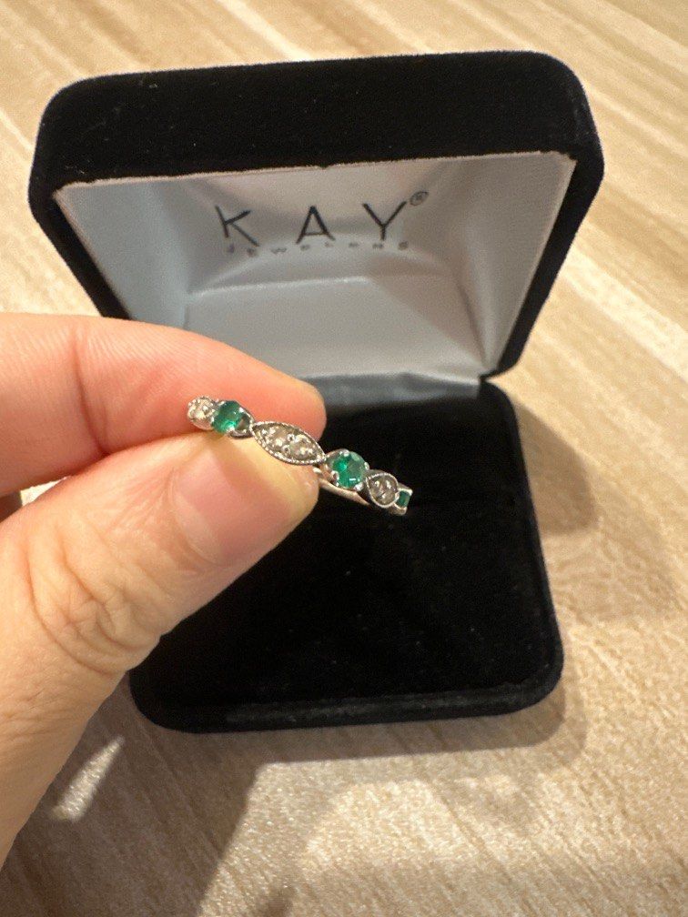 Emerald ring Women s Fashion Jewelry Organisers Rings on