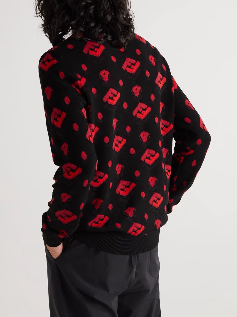 Fendi logo intarsia sales sweater
