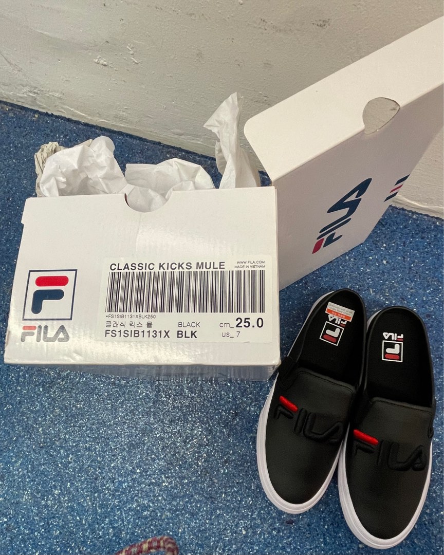 Fila classic kicks mule on sale