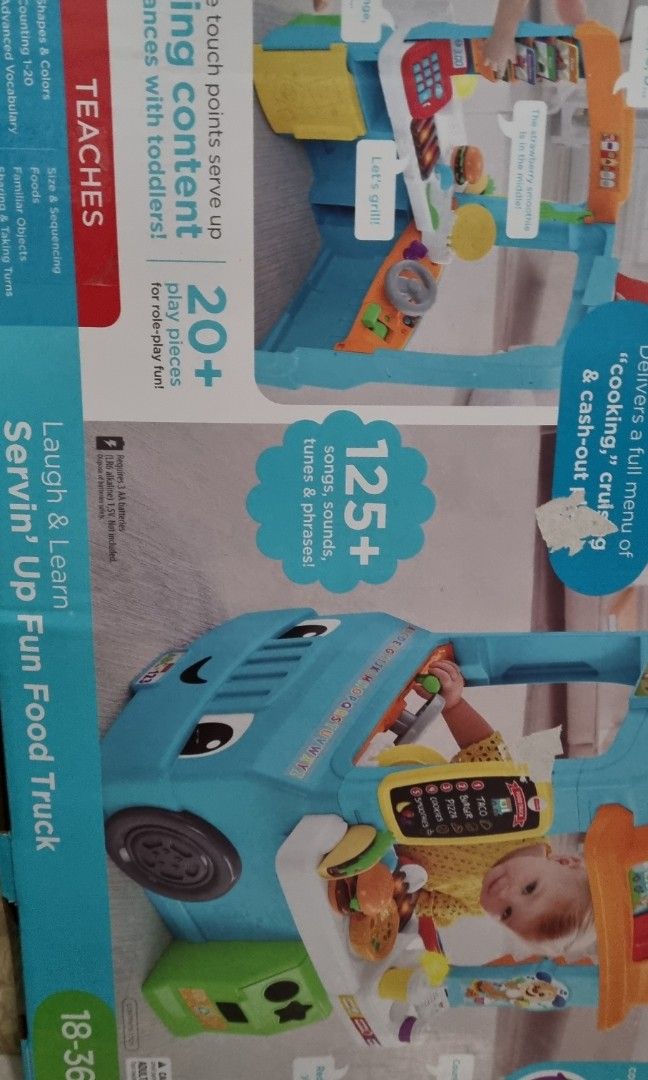 Fisher price food truck, Babies & Kids, Infant Playtime on Carousell