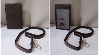 [Free] ID Card Holder Cokelat Tua