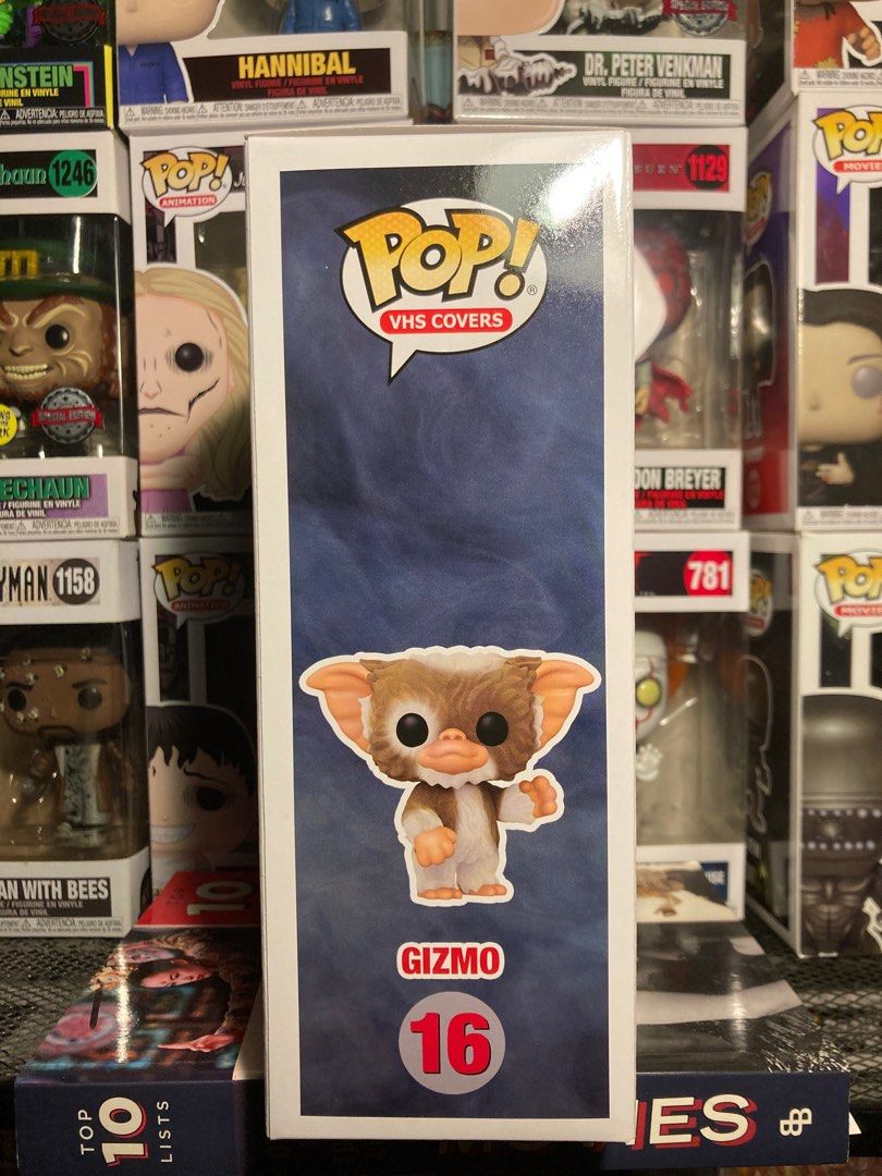 Funko Gremlins VHS Cover Limited Edition Exclusive with Flocked Gizmo Pop!  Figure in Display Case