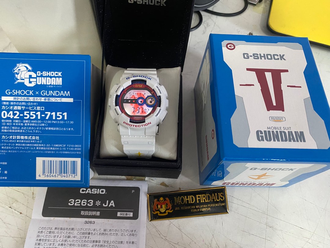 Casio G-Shock X Gundam 35Th Anniversary Gd-100 | Centenariocat.Upeu.Edu.Pe