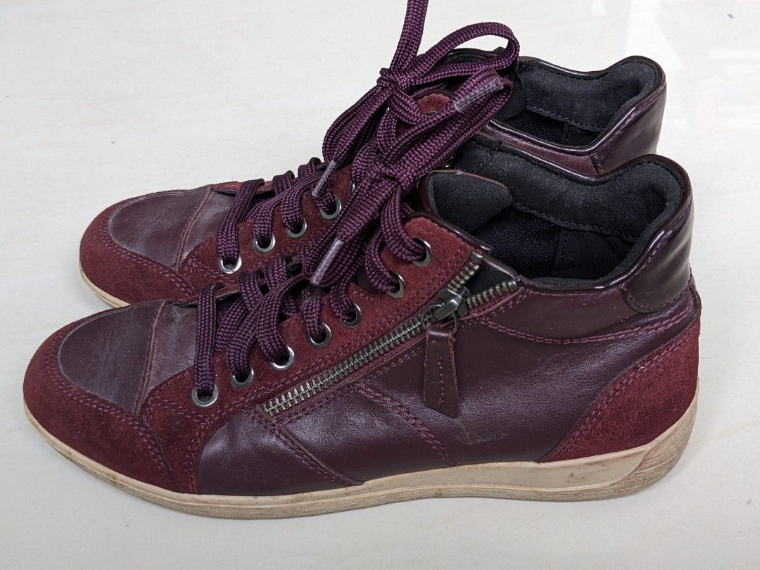 Geox burgundy clearance