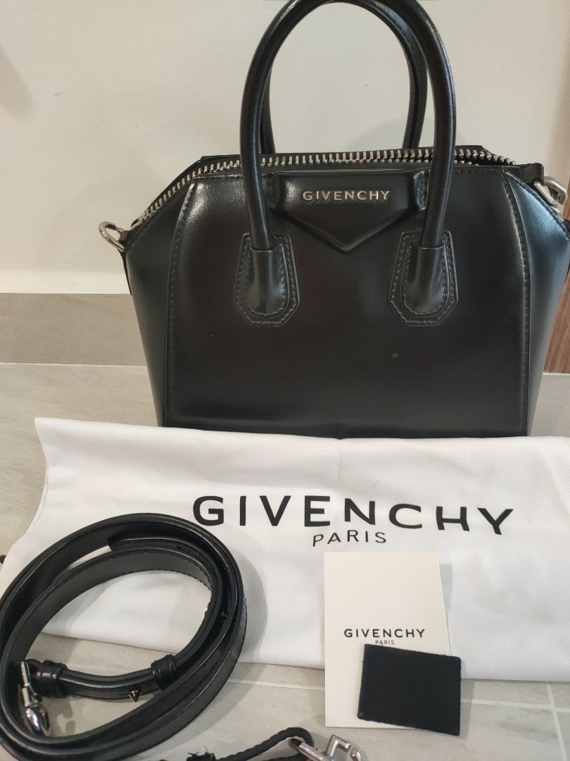Givenchy Antigona Mini Black Smooth Shop | bellvalefarms.com