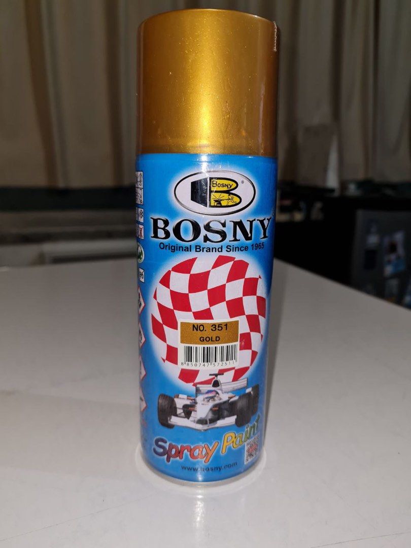 Gold spray paint, Hobbies & Toys, Stationary & Craft, Craft Supplies & Tools on Carousell