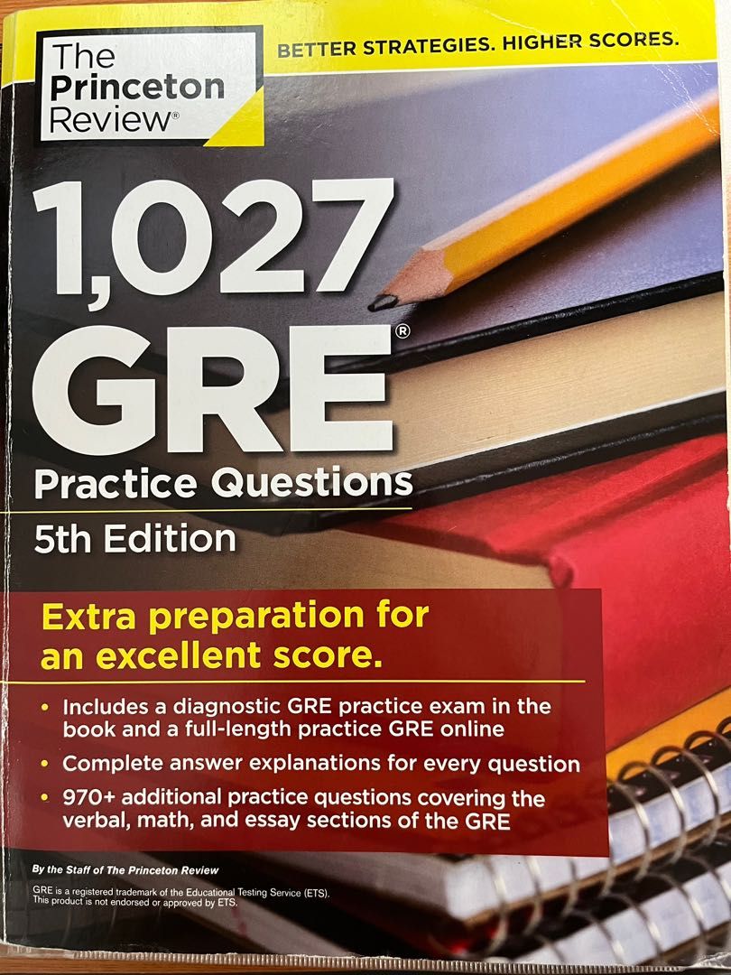 Hobbies　Books　on　GRE　Practice　Books　Edition,　Questions　5th　Assessment　Toys,　Magazines,　Carousell