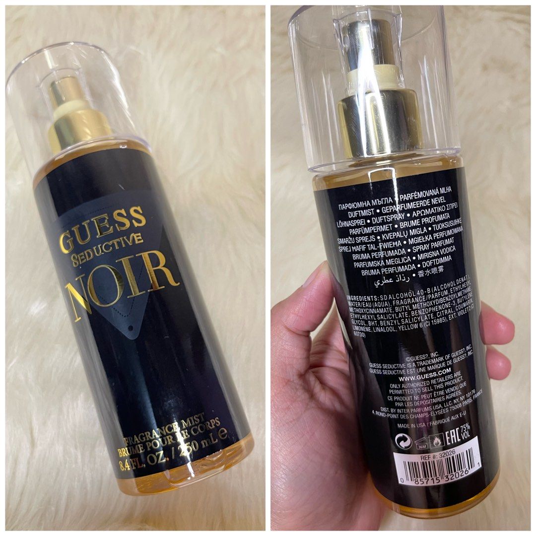 Guess body mist seductive noir clearance