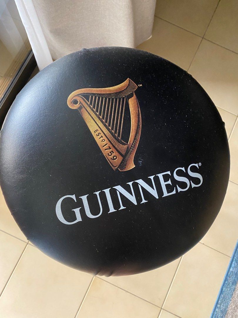 Guinness Barstool stool, Furniture & Home Living, Furniture, Chairs on