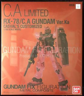 Gundam Fix Figuration Metal Composite (GFFMC) LIMITED Edition RX-78 C.A. Gundam Ver. Ka - Casval Custom