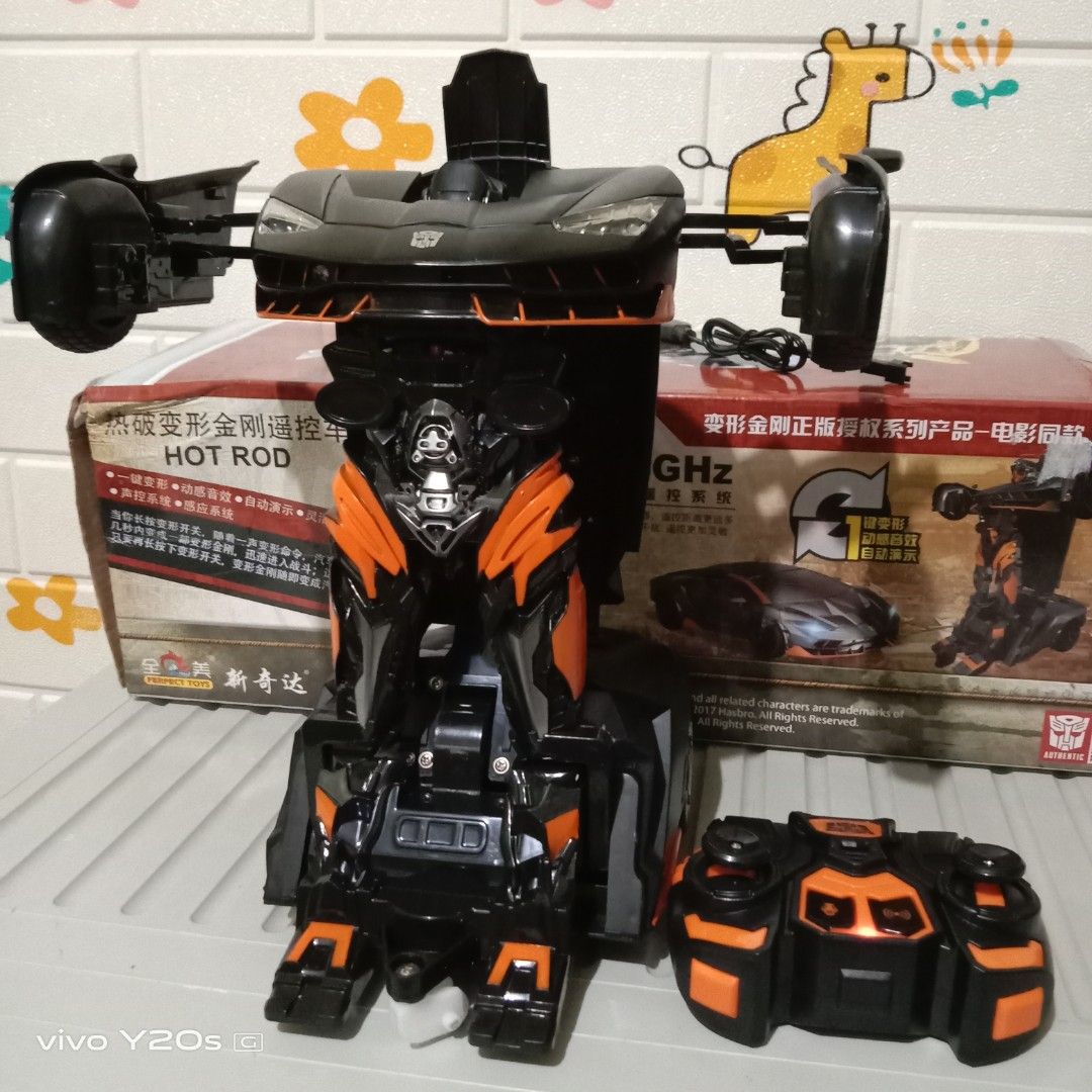 Hasbro Transformers Remote Control Car 2.4GHz HOT ROD, Hobbies & Toys