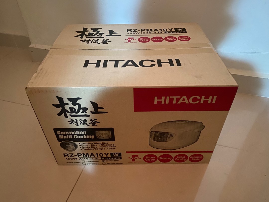 Hitachi Multi purposes Rice Cooker 5.5 cups rice/ 1 litre, TV & Home