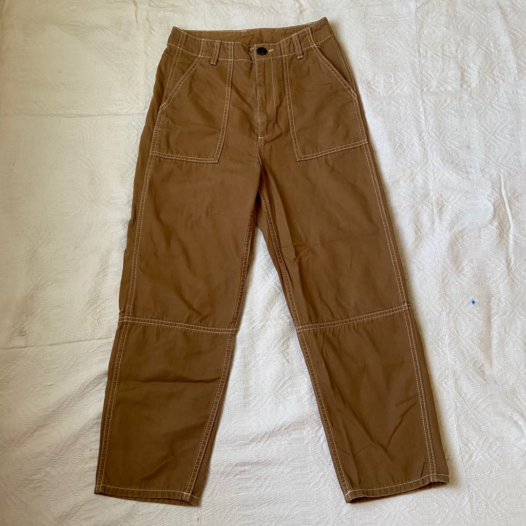 H&M Cargo Pants, Women's Fashion, Bottoms, Jeans on Carousell