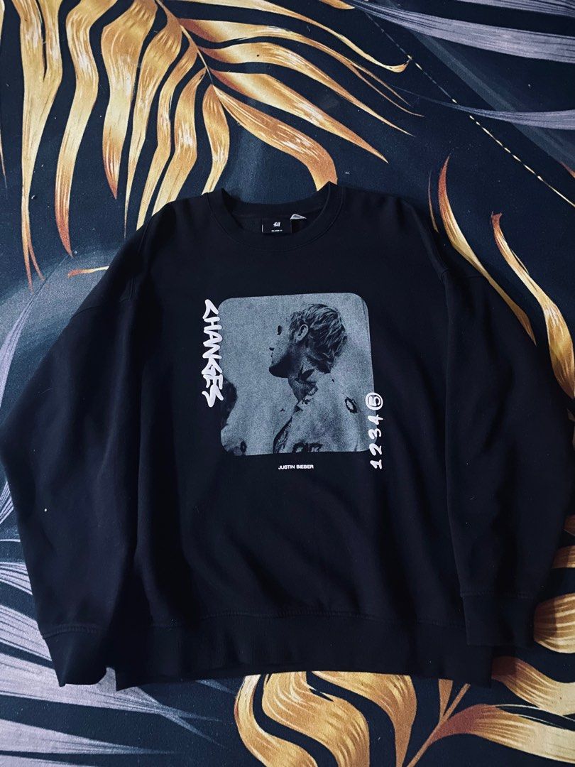 H M JUSTIN BIEBER SWEATSHIRT