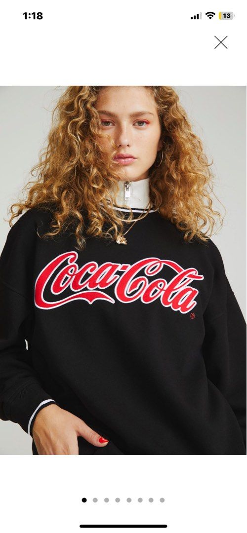H&m coca best sale cola sweatshirt