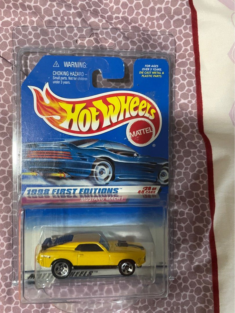 Hot wheels 1998 first clearance editions mustang mach 1