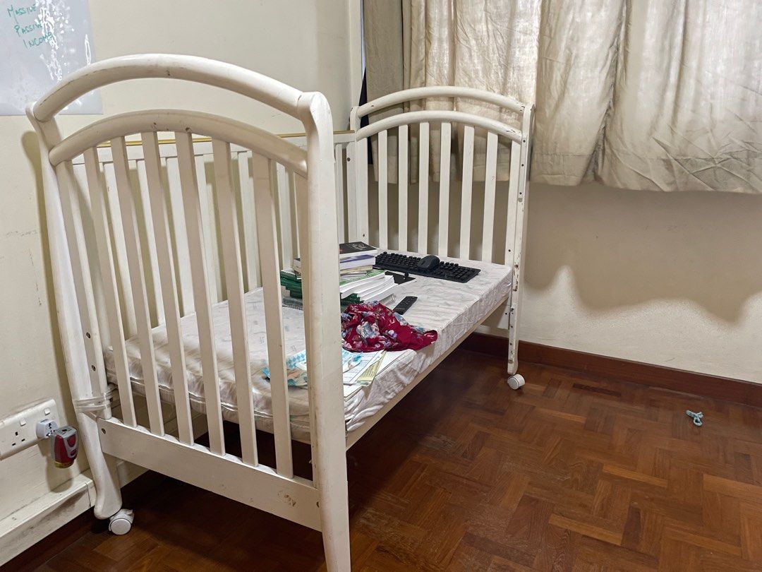 Ikea children Cot, Babies & Kids, Baby Nursery & Kids Furniture, Cots & Cribs on Carousell