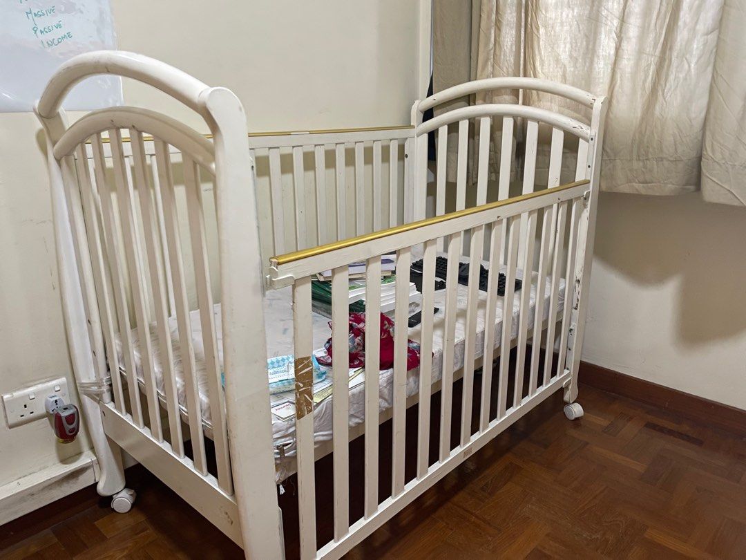 Ikea children Cot, Babies & Kids, Baby Nursery & Kids Furniture, Cots & Cribs on Carousell