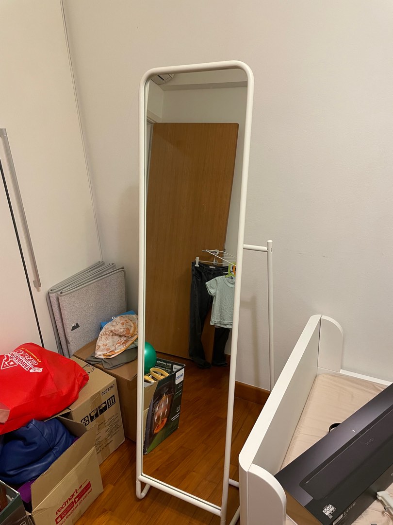 IKEA KNAPPER standing mirror, Furniture & Home Living, Furniture, Other
