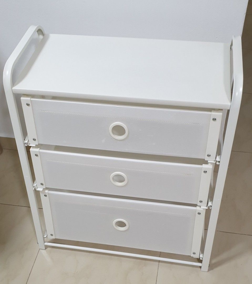 IKEA LOTE CHEST OF 3 DRAWERS, Furniture & Home Living, Furniture