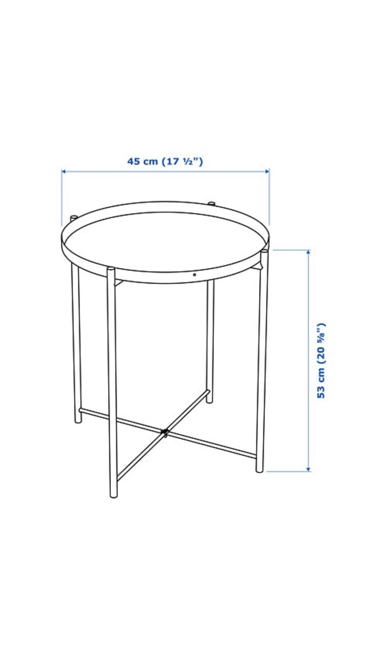 Ikea Side Table, Furniture & Home Living, Furniture, Tables & Sets on