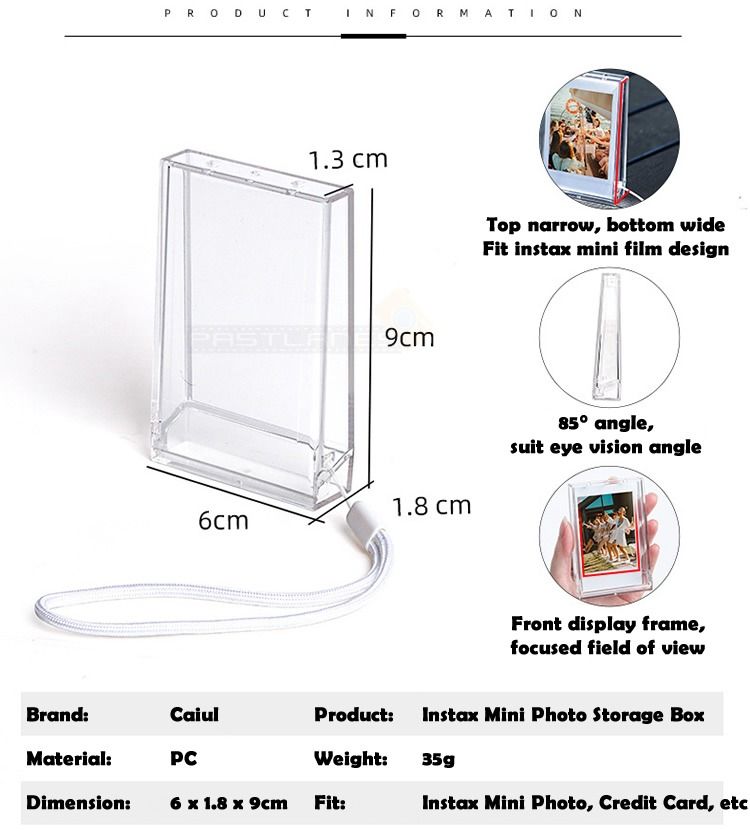 Instax Mini Photo Storage Box, Photography, Photography Accessories