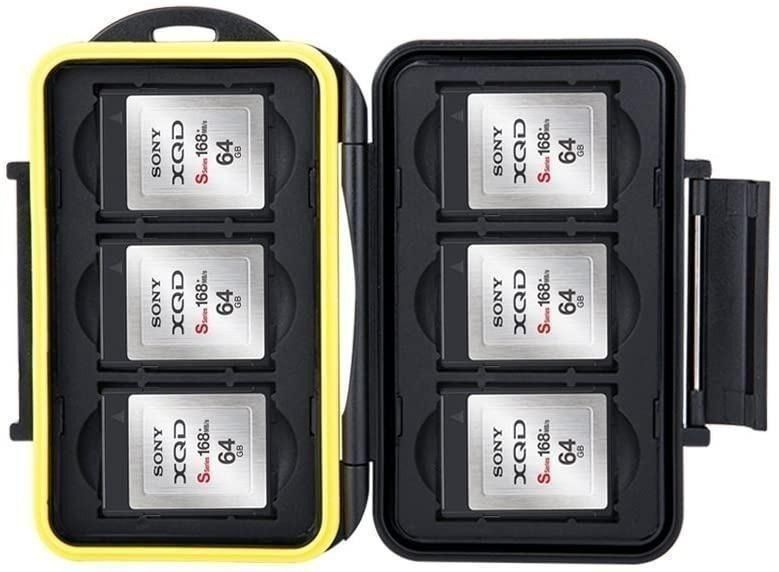 Custodia Protettiva Per 6 Carte XQD E CFexpress Tipo B - Impermeabile E Resistente Agli Urti, Per Fotocamere Nikon E Sony