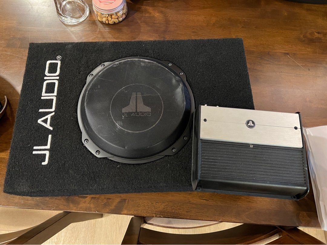 Jl audio sub hotsell and amp combo