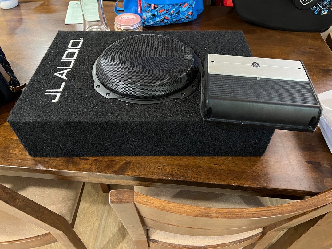 JL audio subwoofer and amp combo, Car Accessories, Accessories on Carousell