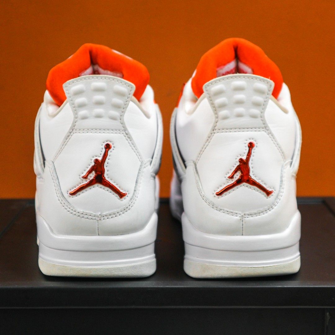 jordan 4 orange metallic
